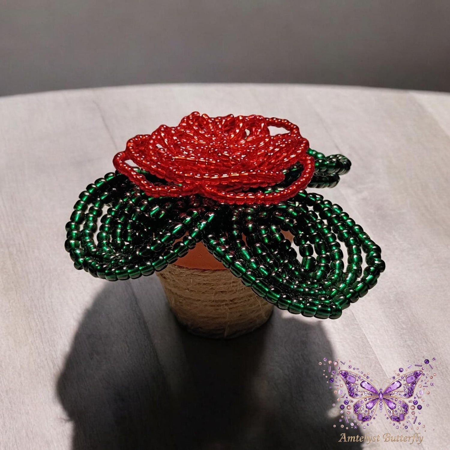 Beaded flowers/plants